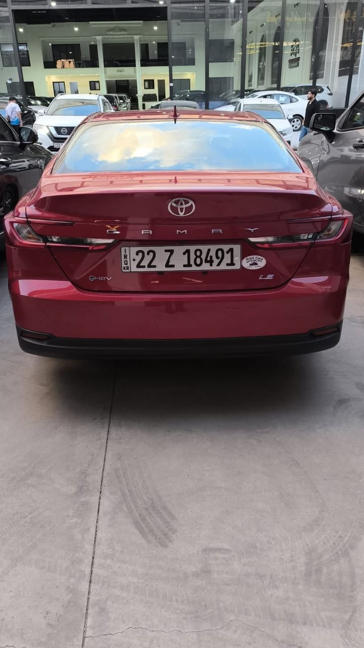 سعر🔥
السلام عليكم
toyota camry 2025 Le 
هايبرد و بنزين
السعر :202ورقة ومجال  
عداد المسافة :11الف ميل زيرو  
ملاحظة السيارة : فقط  بوند صبغ بدون دواخل
ارباك استيرن و دكمة طاك راجع سستم
سيارة رقم اربيل جاهز بدون مصرف
تحويل و غرامة شرط 

المواصفات : 
‏‎بصمة ابواب 
‏‎بصمة تشغيل 
‏‎شاشة   
‏‎كاميرة
هاند بريك بصمة
اوتو هولد (𝐀𝐮𝐭𝐨 𝐇𝐨𝐥𝐝)  
اوتو ستارات (𝐀𝐮𝐭𝐨 𝐒𝐭𝐚𝐫𝐝)
اوتو ستارات (𝐀𝐮𝐭𝐨 𝐒𝐭𝐨𝐩)
رادار امامي (تحديد مسار)
‏‎رادار جانبي (نقاط عمياء)
‏‎رادار خلفي (التحذير من الاصطدام)
‏‎حساسات امامي
‏‎حساسات خلفي 
نظام (𝐄𝐜𝐨)
نظام (𝐍𝐨𝐫𝐦𝐚𝐥) 
نظام (𝐒𝐩𝐨𝐫𝐭)
تحكمات  استيرن 
تبريد لمس
لايتات (𝐋𝐞𝐝) ليد زينون بيلادي
بكلايتات (𝐋𝐞𝐝) ليد بيلادي
ويل كروم 

وبعد هواية مواصفات…

‏‎تفاصيل اكثر الاتصال علی ارقام التاليه  

𝐖𝐡𝐚𝐭𝐬𝐀𝐩𝐩-
***********
