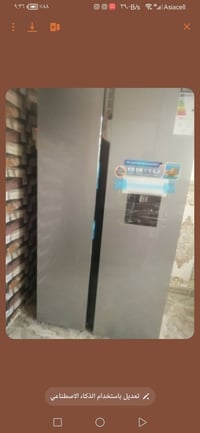 عندي ثلاجه للبيع مستعملة موسم واحد جديد مكاني بل الحسينيه مال راشديه 0...