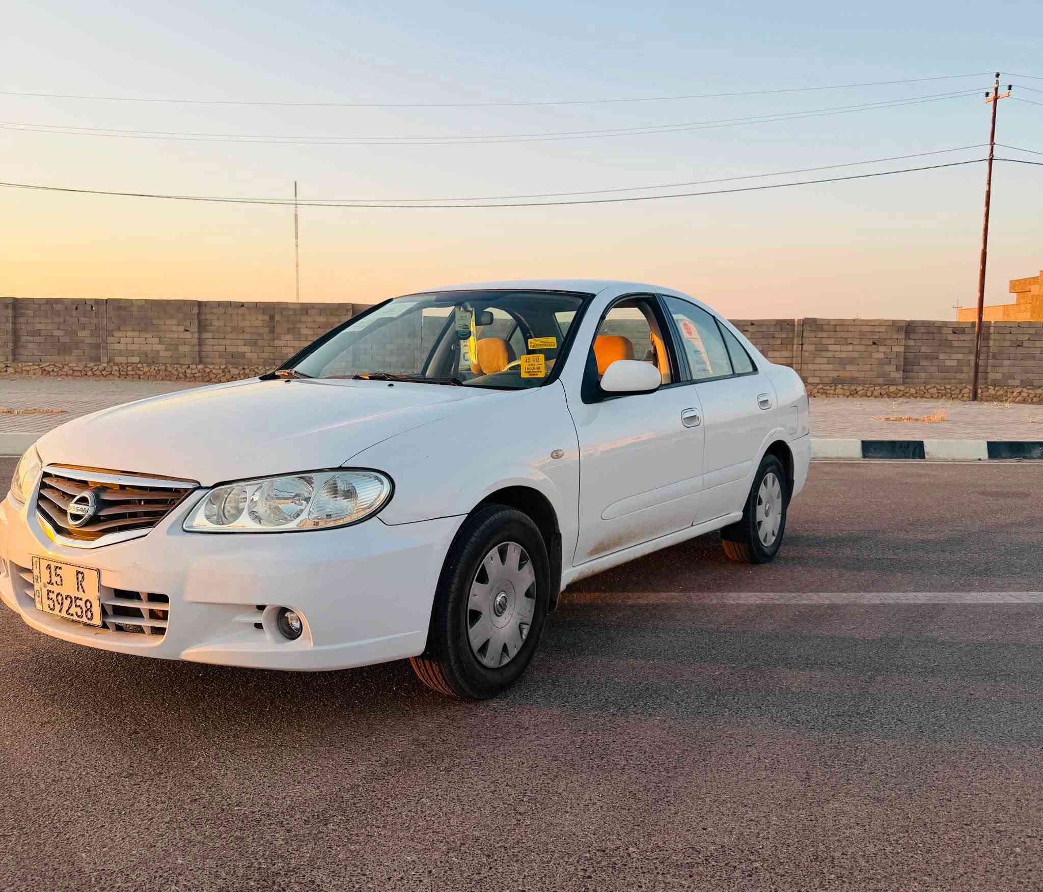 نيسان سني
موديل ٢٠١٠

مكفوله

كير عادي 
رقم /الانبار 

السياره حيل حلوه 

السعر 100$ 

***********

الانبار قضاء حديثه
