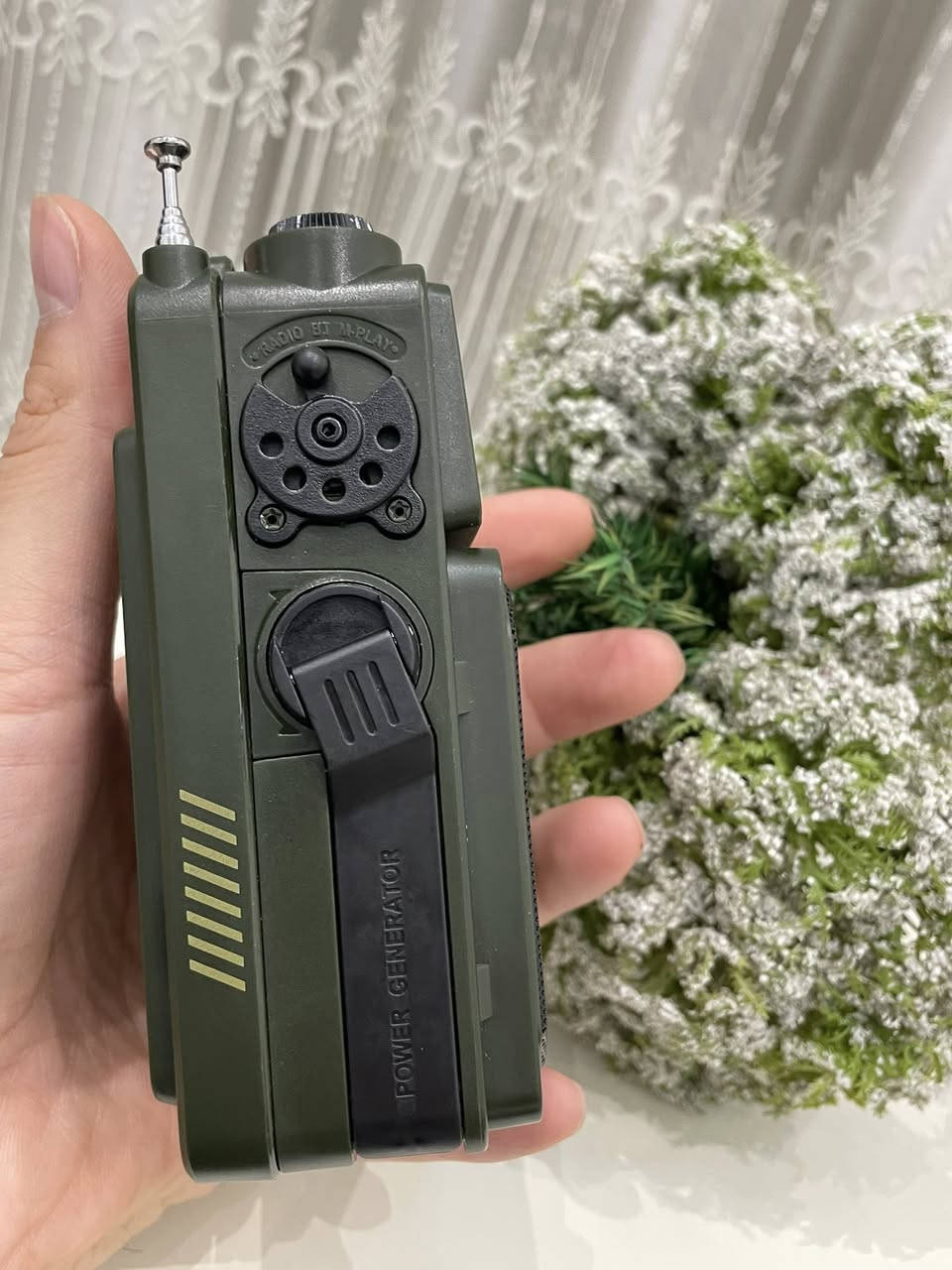 راديو طوارئ  موديل R11 لون زيتوني
3 موجات AM FM SW
بلوتوث 
شحن تايب C و هندر وطاقة شمسية
منفذ رام

للطلب والاستفسار على الخاص
متوفر توصيل لجميع محافظات العراق


**إذا كنت صاحب هذا الإعلان وتريد حذفه لأي سبب، رجاءا أرسل رسالة إلى الدعم الفني**