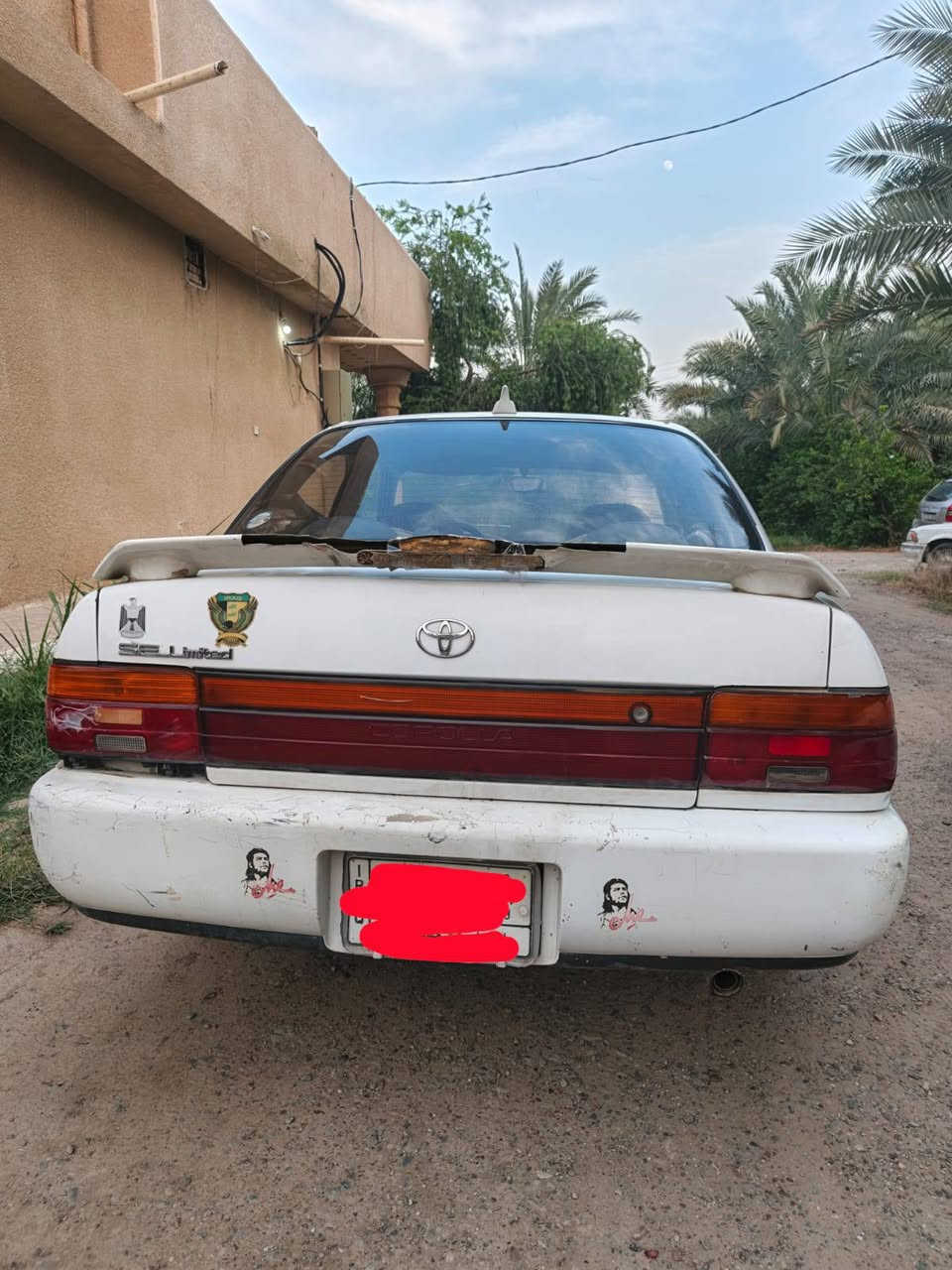 كورلا ٩٣ رقم أنبار ألماني مشروع وطني بأسمي
حداديه جديد محرك حاويه ١٨٠٠ قبل كم شهر اخذته بي شويه تنقيص 
كير جديد التبريد كان شغال بس تبديل كمبريسر 
بيها طخطخات بالباب والجامرلغ الايمن اثر حادث ماطور يحتالها بارد
السعر ٤٦ وبيها مجال بسيط ***********
