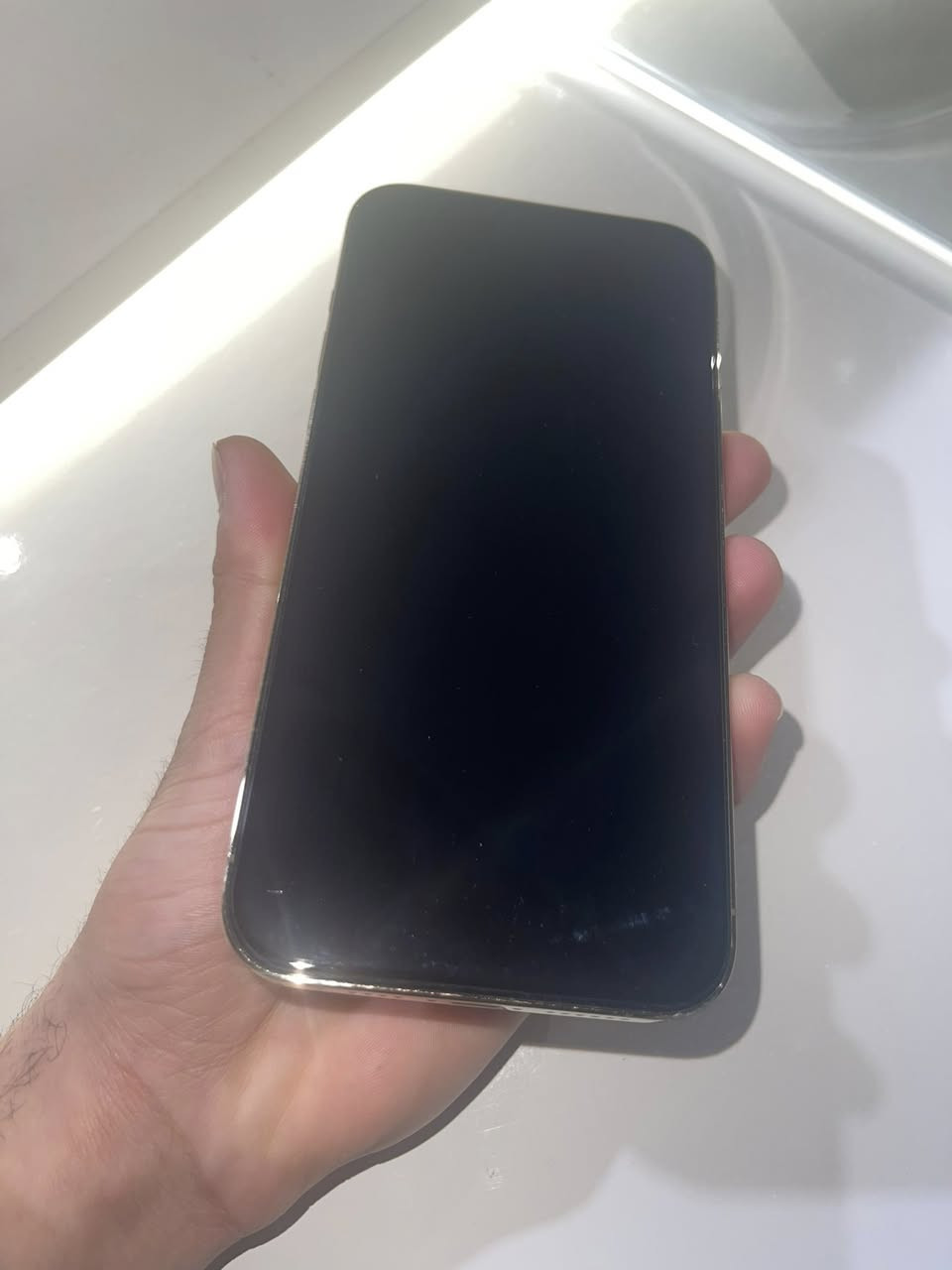 السلام عليكم
آيفون 13 pro max للبيع 

ذاكره 128 شرق اوسط 

تكSIM

بطاريه 76 لاهيا ولا الشاشه مستبدلات الجهاز ما مفتوح 

بس الشاشه بيها طبع مثل ما موضح بآخر صوره وتختفي بالوضع الداكن 

سعر الجهاز 500 الف 

مكاني الجانب الأيمن


**إذا كنت صاحب هذا الإعلان وتريد حذفه لأي سبب، رجاءا أرسل رسالة إلى الدعم الفني**