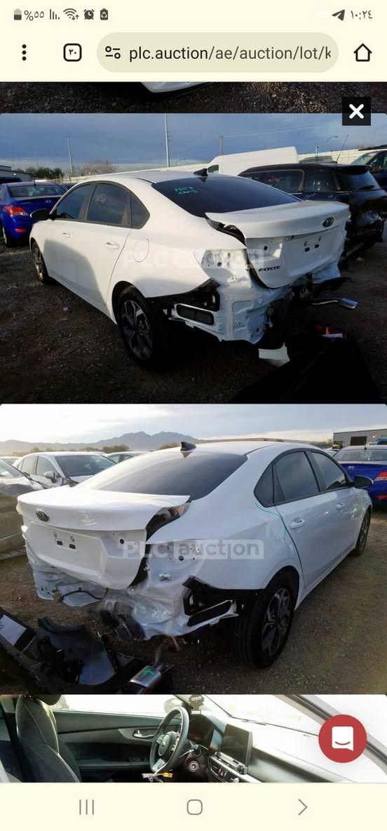 السلام عليكم كيا فورتي موديل 20 رقم بغداد كير اي تي ماشيه 74 عنوان بغداد حادث خلفي فقط السياره مكفوله من الصبغ فقط الطبق مال الجنطه بربع صبغ السعر 138رقم الهاتف ***********
