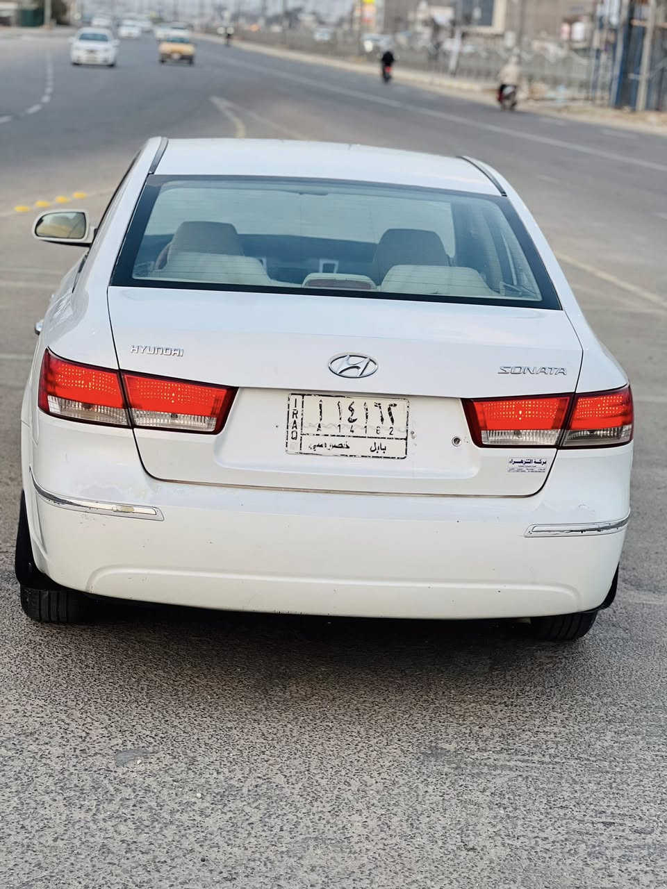 سلام عليكم
هونداي سوناته 2009 خليجيه رقم بابل  سنويه جديده هزه محرك 2400 كير محرك حداديه خير من الله تبريد ثلج دواخل جديده تخم تاير جديد السياره جديده استخدام شخصي  السعر 130 بيه مجال مكاني كربلاء  للاتصال 

‏‭٠٧٧١ ٢٩٨ ٢٠١١‬
