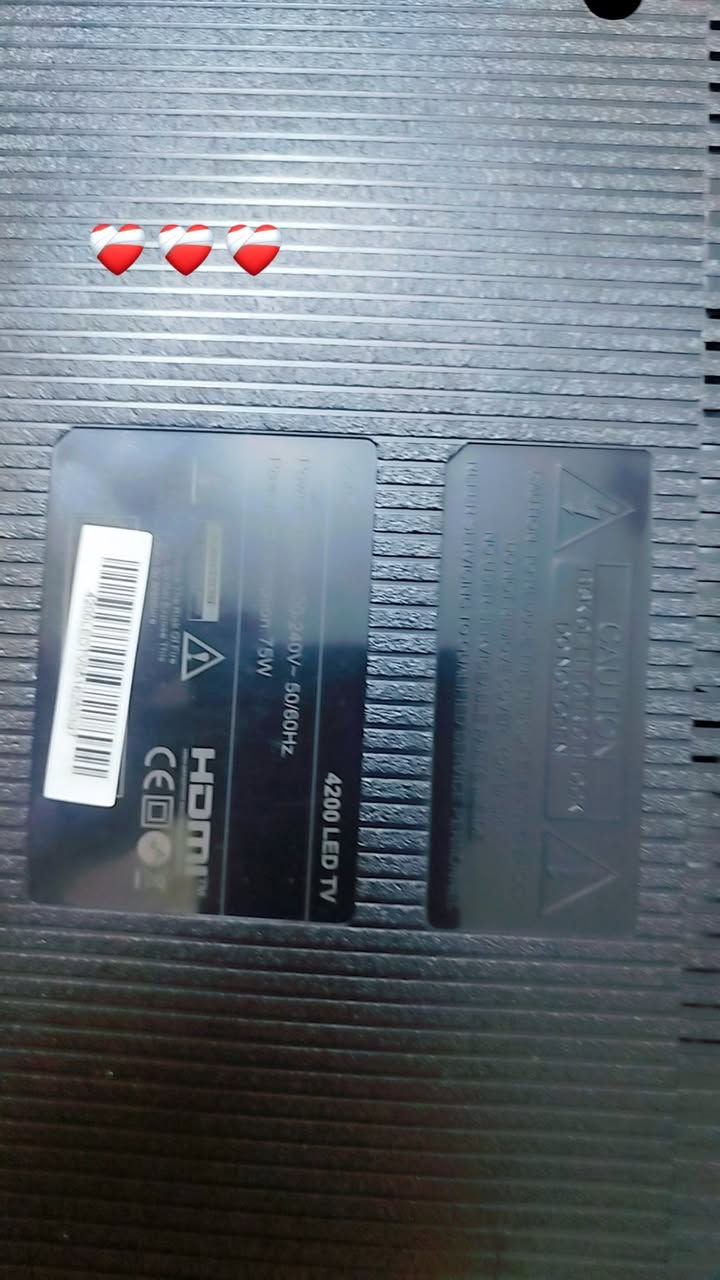 السلام عليكم..
متوفر شاشة LGPLUS Smart (حجم الشاشة42 ) مكسورة الشاشة الداخلية كما موضح بالصور.
الحالة الفنية: الجهاز جديد جداً (بعده بنايلونه)، الكسر بسبب ضربة خارجية فقط.
القطع السليمة 100%:
الكارت الرئيسي (Main Board).
بورد الباور (Power Board).
مساطر الليد (LED Backlight) بحالة الوكالة.
الريموت والشاصي والقواعد.
المكان: ( الشافعية)
 .


**إذا كنت صاحب هذا الإعلان وتريد حذفه لأي سبب، رجاءا أرسل رسالة إلى الدعم الفني**