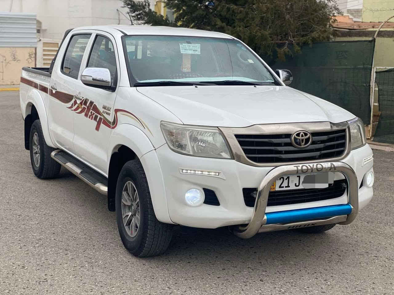 بەناوی خوای گەورە.
ماشاللە . لەماڵی هەموو لایەک
تۆیۆتا.هایلوکس.مەرزیە.2013 .سید نەهرۆ
دەعمی نیە.بۆیاخی. نیە.یەک پەڵە سارد زۆر بجوکی هەیە....ماباقی بەشەرت. 
.گێرو مەکینەی . بەشە رت .نەکراوەتەوە.سەنەوی تازەیە.2029..ژ.م.***********.ڤایبر.واتس.ئپ.لسرە السليمانية, العراق
