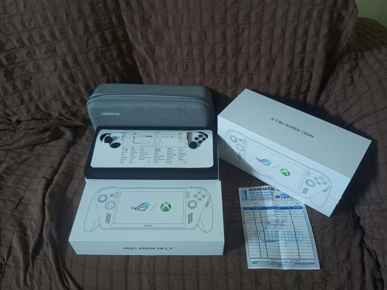 السلام عليكم اسوس روج الاي اكس بوكس استخدام 6 ايام فقط جديد مع اشتراك كيم باس 3 اشهر وجنطه ولزكه شاشه+ لعبه ديز گان اخذته من الوكيل الرسمي بلمنصور ضمان سنه استبدال سعره من لوكيل مليون و70 وصل شراء موجود رايده ب 950 او مراوس بأيفون بغداد, العراق


**إذا كنت صاحب هذا الإعلان وتريد حذفه لأي سبب، رجاءا أرسل رسالة إلى الدعم الفني**