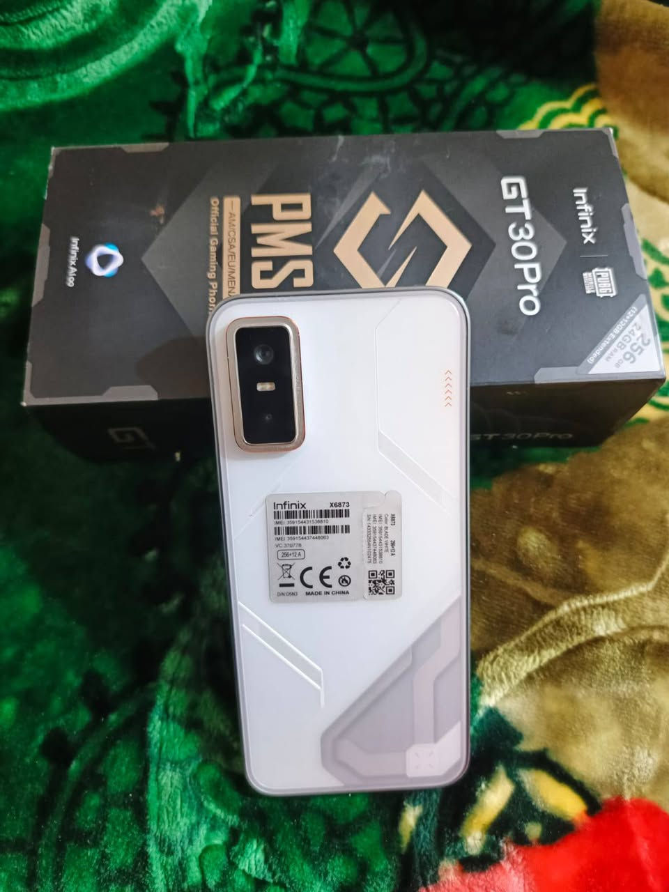 GT 30 pro
مستخدم 3 اشهر 
جهاز نظافه 100/100
ذاكره 256
بطاريه 97
هرتز الشاشه 144 
غراضه كامله السعر 310 
مكاني مدينة الصدر


**إذا كنت صاحب هذا الإعلان وتريد حذفه لأي سبب، رجاءا أرسل رسالة إلى الدعم الفني**