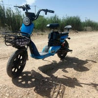 دراجة حجم ١٦ مواصفاتها بيها إنذار سرقة قفل تاير أربع بطاريات تايرات جد...