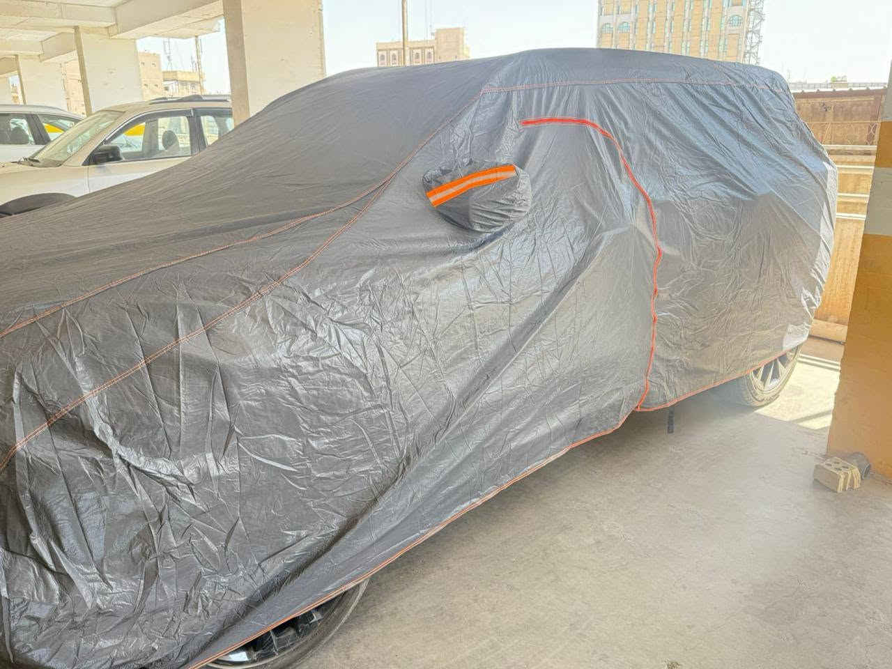 جادر مبطن صيفي شتوي عازل حراري تحمي سيارتك من حرارة الشمس سحابة باب سايق+سحاب مرايه+6فسفورات قفاله بربع وياله لسعر الناصي 35
العالي 40مع ملصقات هديه


**إذا كنت صاحب هذا الإعلان وتريد حذفه لأي سبب، رجاءا أرسل رسالة إلى الدعم الفني**