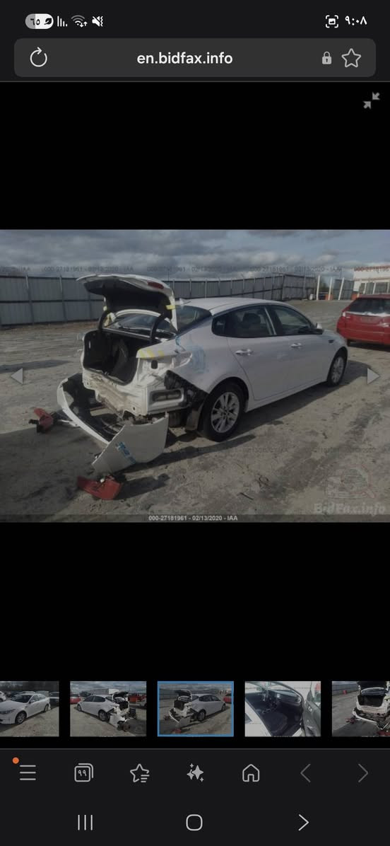 اوبتما ١٨ 
مواصفات fe
وارد امريكي وصور الحادث مرفقه بالمنشور 
بيهه صبخ جوه قبق البانزين شي قليل جدا 
وبيهه بارد بالباب مال سايق 
سياره جديده بمعنى الكلمه 
ماشيه ٨٥ 
سياره جاهزه من كلشي ماتخسر عليهه دينار 
السعر المطلوب ١٤٥ 
***********
مكاني البصره القبله وسياره بأسم اخوي 
تحويل مباشر
