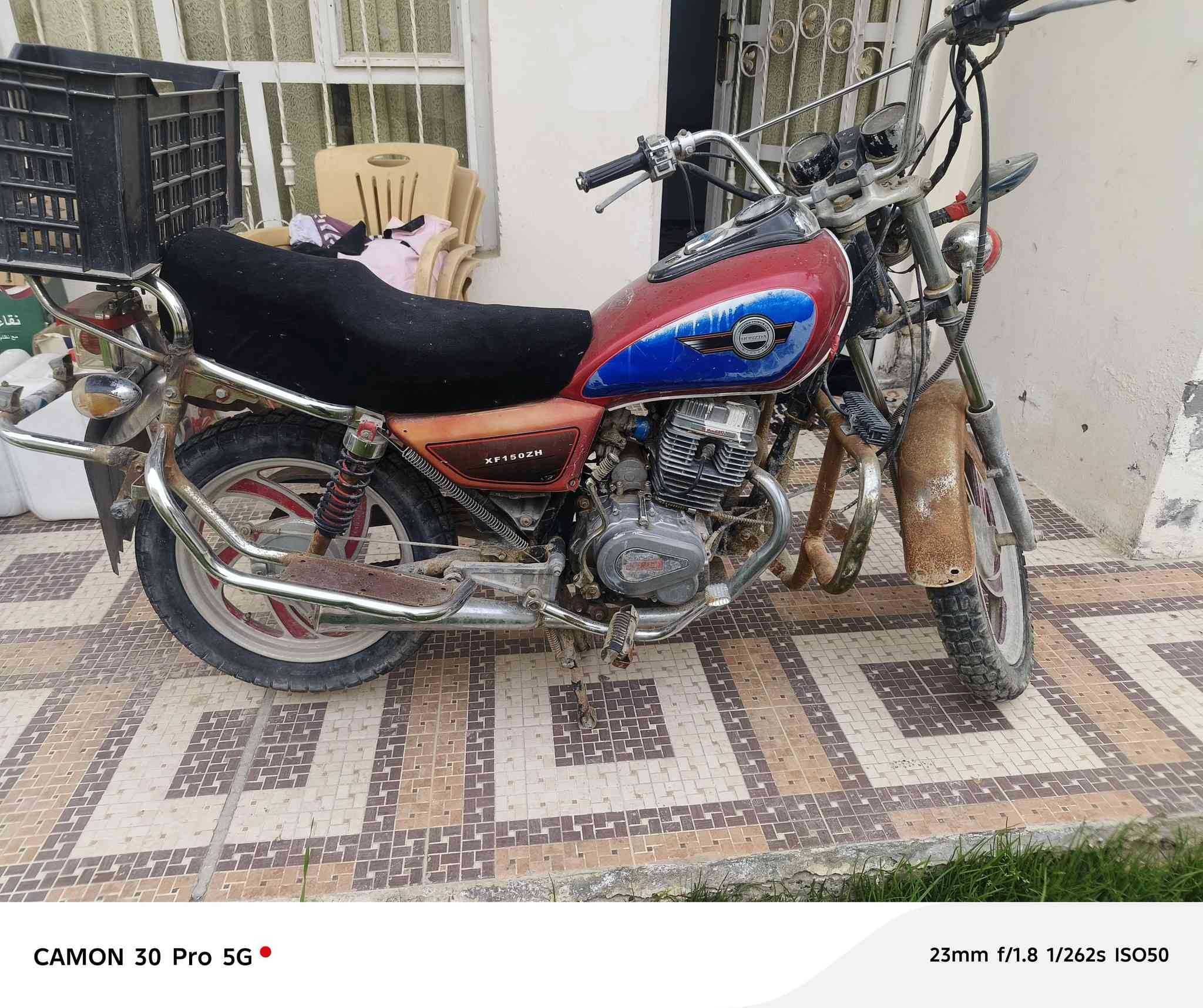 السلام عليكم دراجة هونزدا موديل 2018 الدراجة اوراق كاملة مكينه ما مفتوحه وكلشي شغال بيه مكاني بابل ابو غرق سعر 450 للاستفسار ***********
