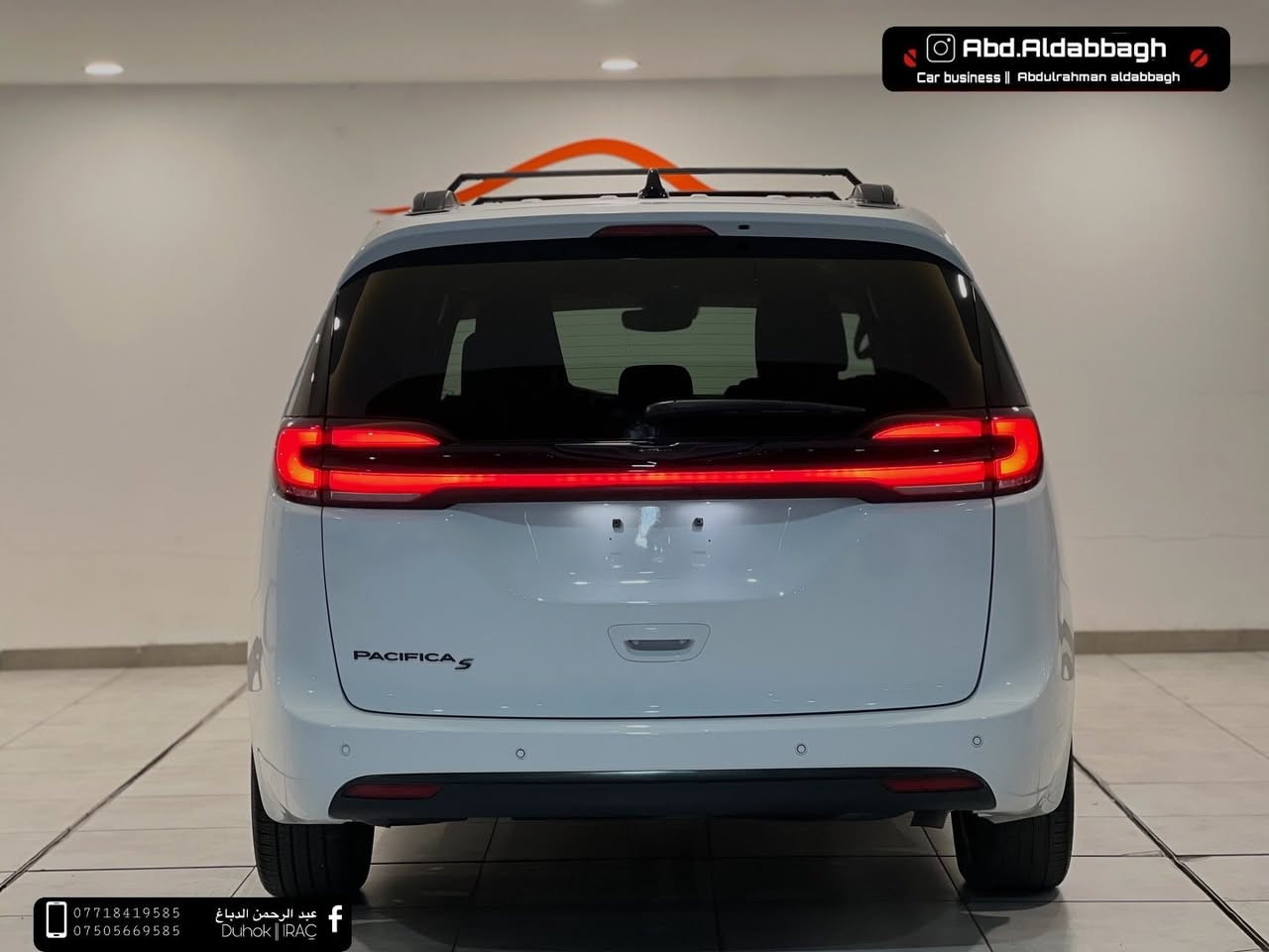 كرايسلر باسفيكا S 2024  
السيارة وصول جديد فول مواصفات بانورما 
محرك 6 سلندر .3.6 ماشيه 12  الف ميل 
الضرر: جهة السايق قطعتين تبديل شركة و قطعتين صبغ 
بدون ايرباك بدون دواخل 
لا يوجد مراوس فقط بيع نقد 
السيارة جاهزة ما ناقصها مصرف
السعر : 280$ ورقة و بيها مجال 
السيارة كاتى يترقم شمالي اربيل دهوك سليماني 
مكان السيارة دهوك
لباقي التفاصيل تواصل واتساب يوجد فيديو للتوضيح اكثر 
للتواصل : 
***********
***********
( يتوفر داخل المعرض بيع بالنقد و الاقساط )
