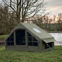 خيمة نفخية • قماش أكسفورد • مكان موقد