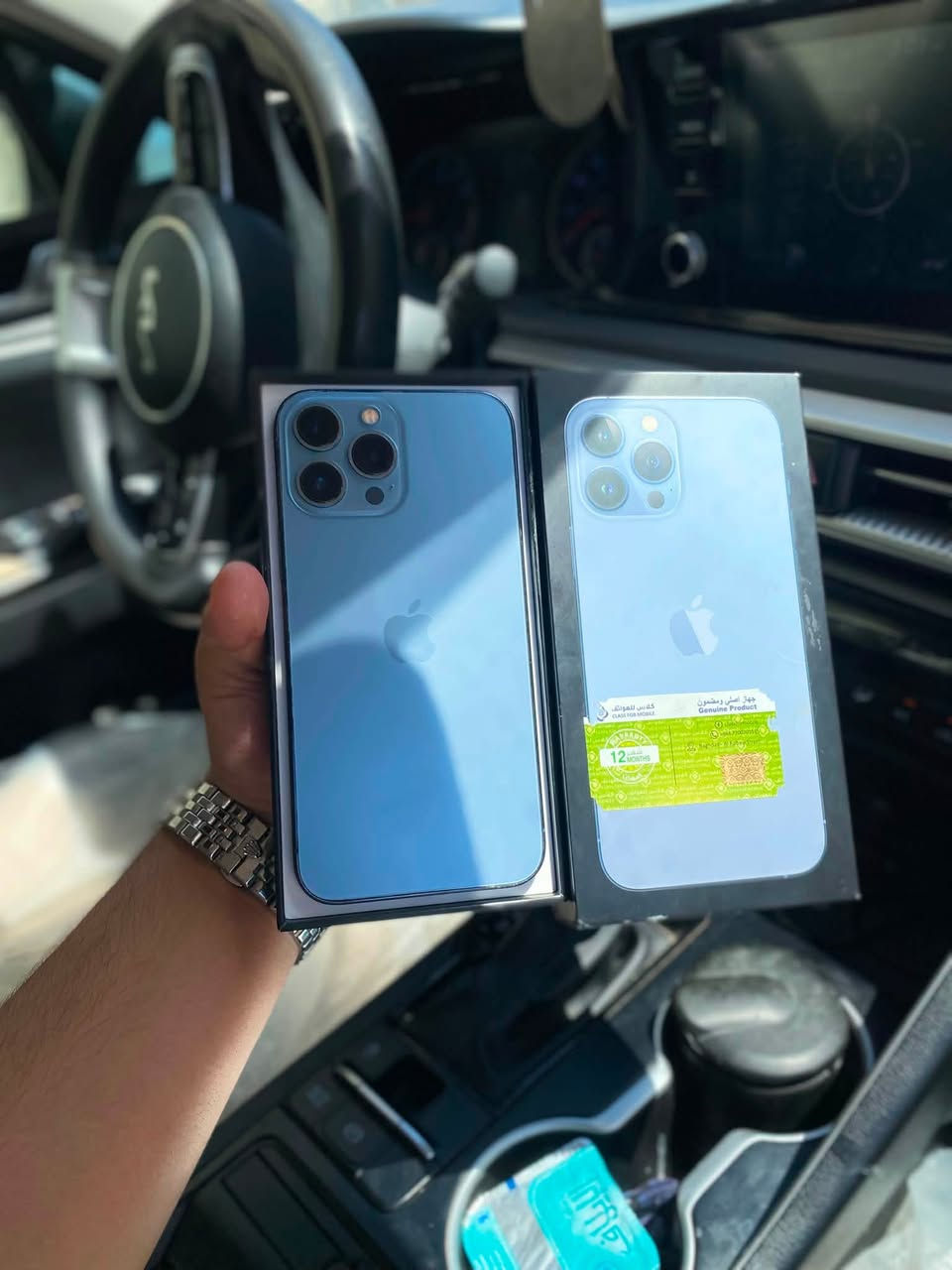 📱iPhone 13 Pro Max
📱آيفون ١٣ برو ماكس
🩵لون بحري مميز 
✨شرق اوسط عربي AH/A
 🔋بطارية ٨٩ بلاد 
🔹مبدل شاشه قطعه أصلية من آبل 
💰السعر 615 وبي الجيه
📍مكاني نجف
📞خاص او اتصال
☎️***********
