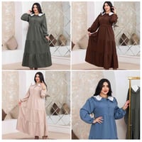 فستان  نسائي   الخامه_دابل_درجة_اولى   القياس. Xl. Xxl. 3x  سعر الدرزن...