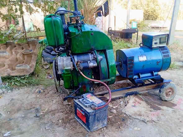 مولد هندي سلف يشتغل شحن كامل  كلش نضيف مشتغل بس شهرواحد علفحص سعر 750 وبيها مجال مكاني مشروع المسيب ***********
