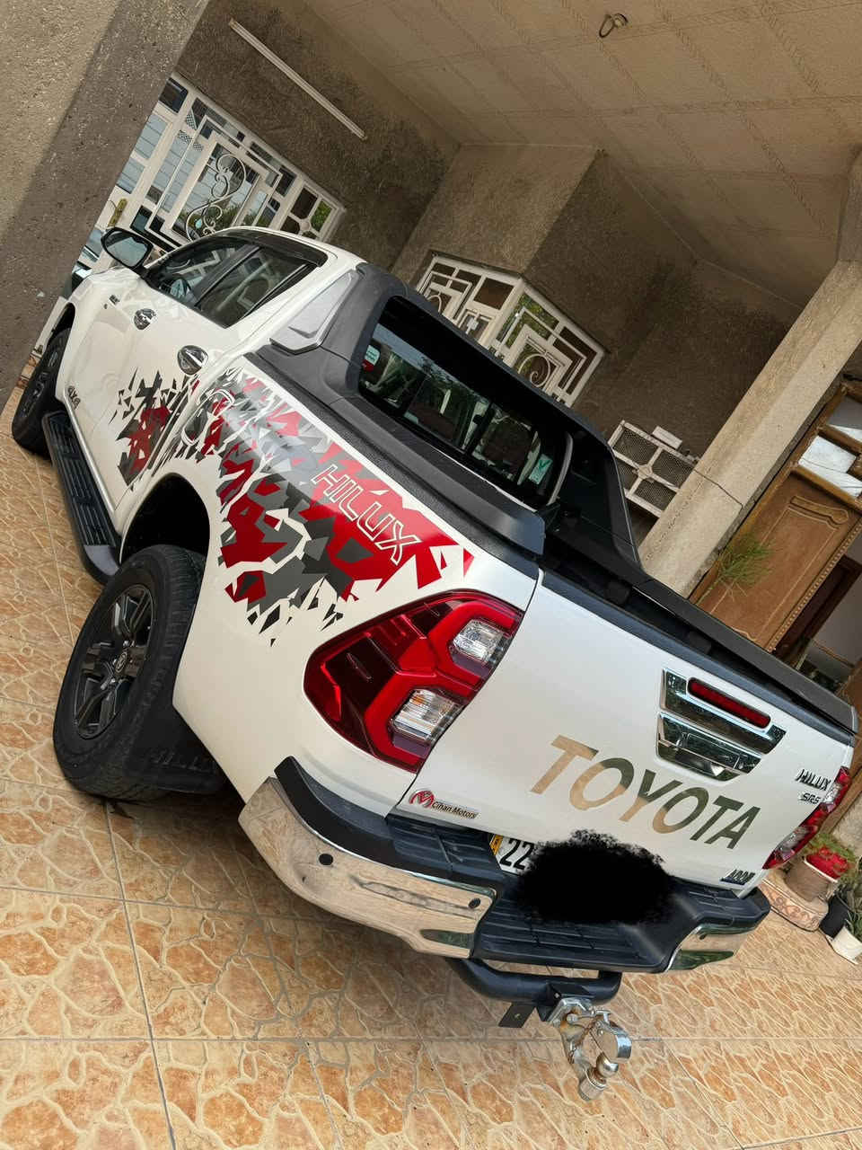 السلام عليكم
هايلوكس فور ويل 6 سلندر TRD 2022 اوتماتيك 
كفاله عامه  فقط بارد بسيط السونار بالمنشور 
ماشيه 58 الف بعدها بتايرات الشركه 
فول مواصفات للاخير ندفئه وتبريد كشنات شاحن وايرلس حساسات امامي خلفي دمامات  بصمه 
السعر المطلوب 338 وبيها مجال بسيط 
*********** 
ديالى الخالص
