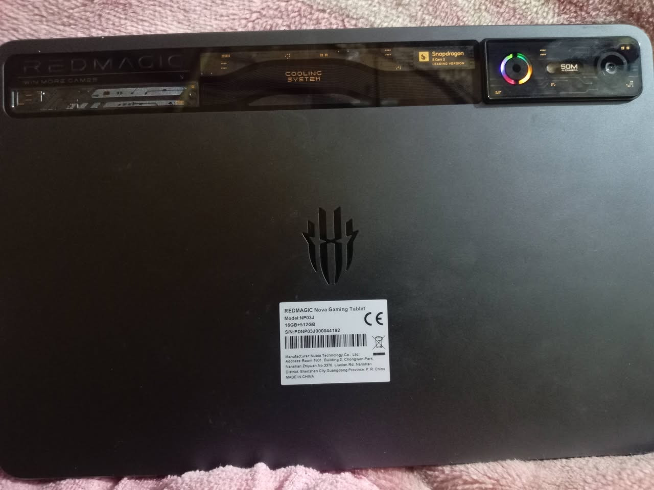 ايباد
ريد ماجك نوفا النسخه العالميه الذاكره 512 
الجهاز ما مستخدم هواي مكفول من كلشي 
تنويه بس بي  شخط بلشاشه جدن بصيط  مو كسر شخط للستفسار  وتساب او اتصال ***********
