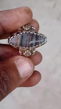 لعيون المتابعين  خاتم جزع يماني شگل قديم  07828888220 07724485177