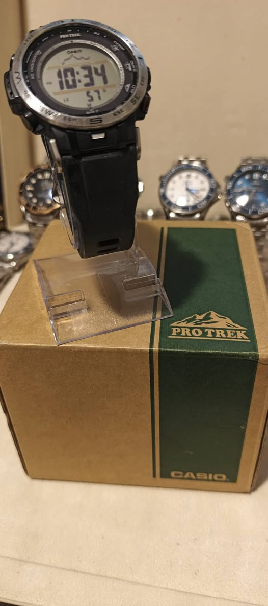CASIO PROTREK
PRW-30
كاسيو بروتريك 
كامل مرفقاتها 
نظيفة جدا 
فيكسا للساعات 
***********
https://wa.me/9647712677677
