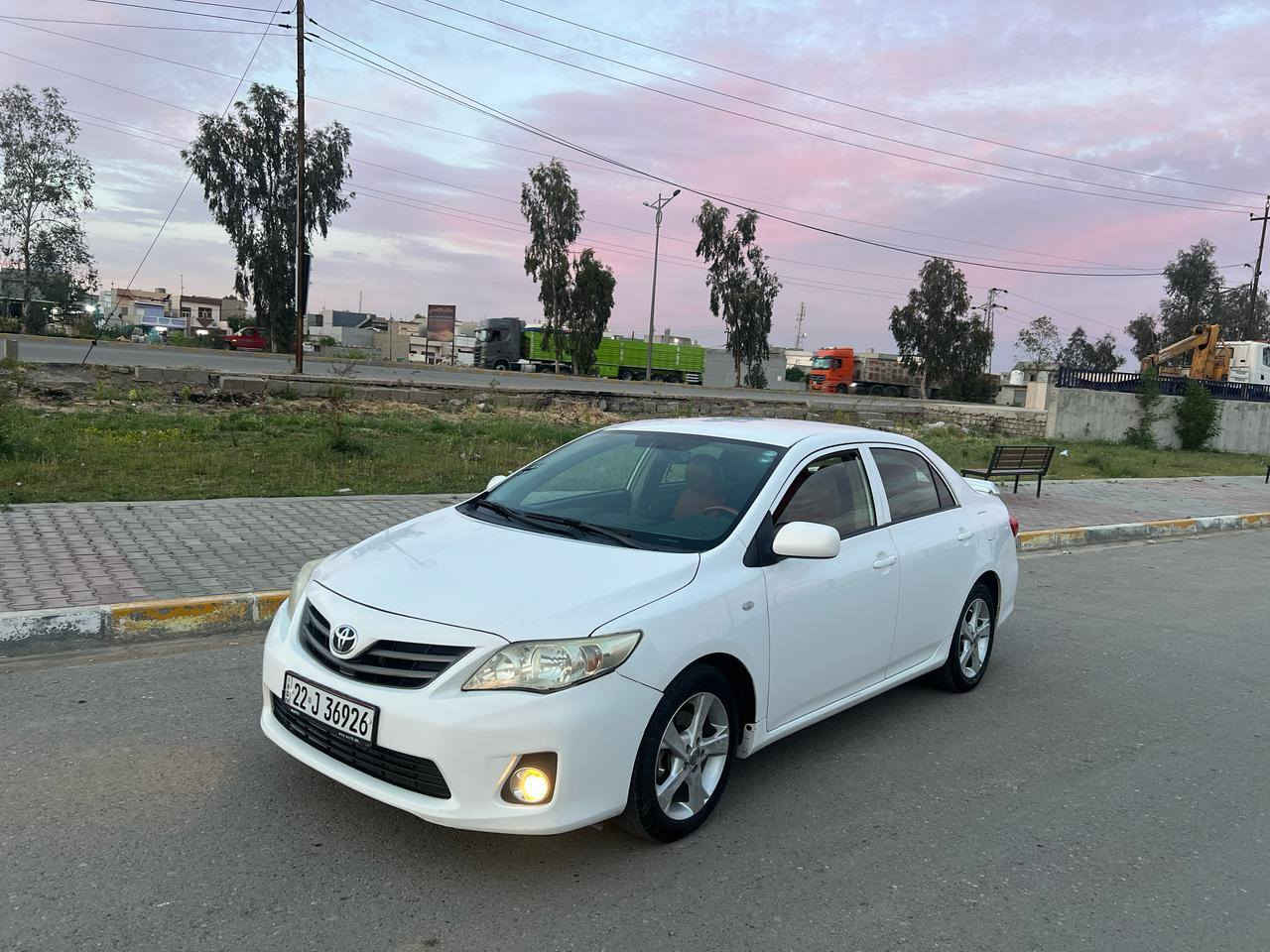 كورولا بيكاشو 2013
مكينة 16
ماشي150
سيارة جديد
بدون مصرف
گير و مكينة شرط
سنوية منهي
رقم اربيل
سعر 135  و مجال بسيط
تعديل يبين في صورة 
***********
***********
