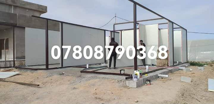 أعمال وتنفيذ الكرفانات والمخازن و الغرف وسقايف و البيوت  طابق 1 و 2 من سندويج بنل في بغداد و المحافضات القريبة الاستفسار اكثر اتصال
*********** اتصال  واتساب
