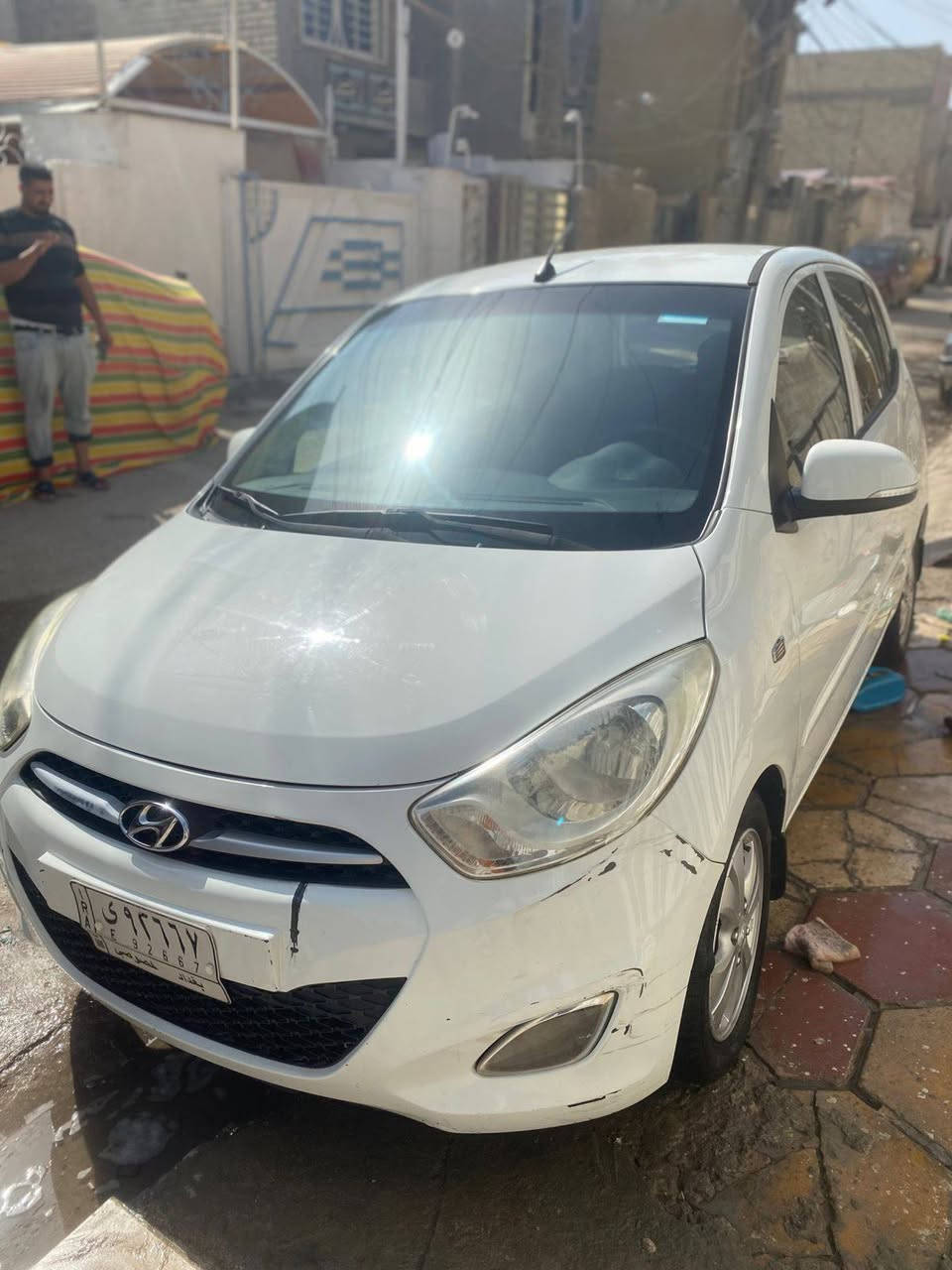 سلام عليكم هونداي i10 لبيع موديل 2013 ماشية 56الف السعر 70 وبيه مجال مكان السياره بغداد رقم الهاتف ***********
