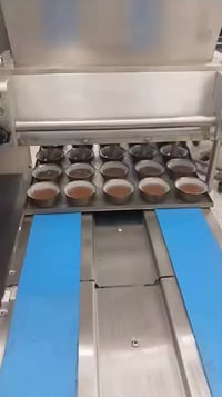 للبيع ماكنة صب كب كيك وسويس رول وكيك قطع . المنشأء ايراني درجة اولى ضم...