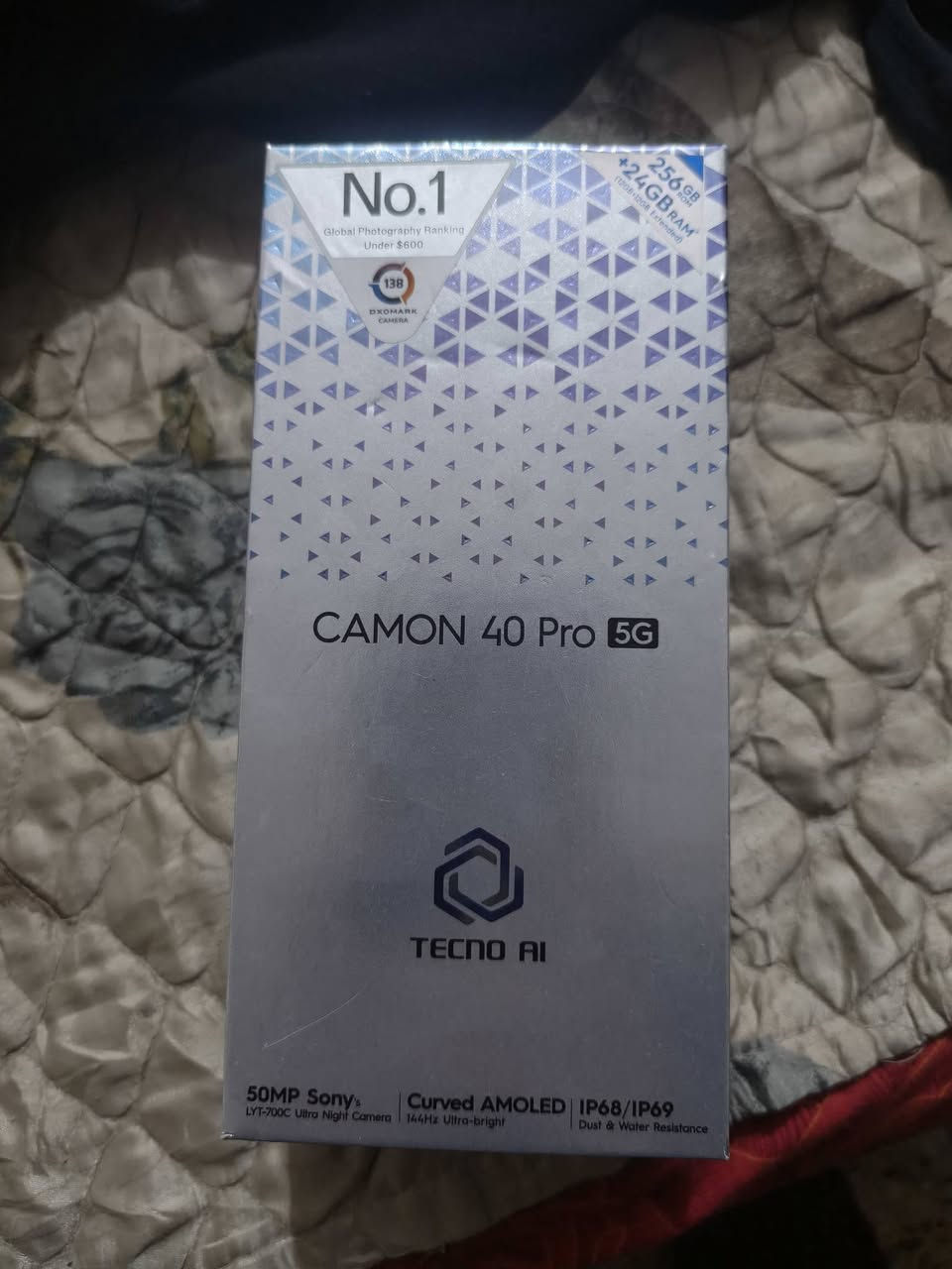 السلام عليكم
TECNO CAMON 40 Pro 5G
ذاكره 256
رام 24
بطاريه 5200
كامل ملحقات جهاز جديد استخدام قليل 
سعره 330 
مكاني واسط عزيزية


**إذا كنت صاحب هذا الإعلان وتريد حذفه لأي سبب، رجاءا أرسل رسالة إلى الدعم الفني**