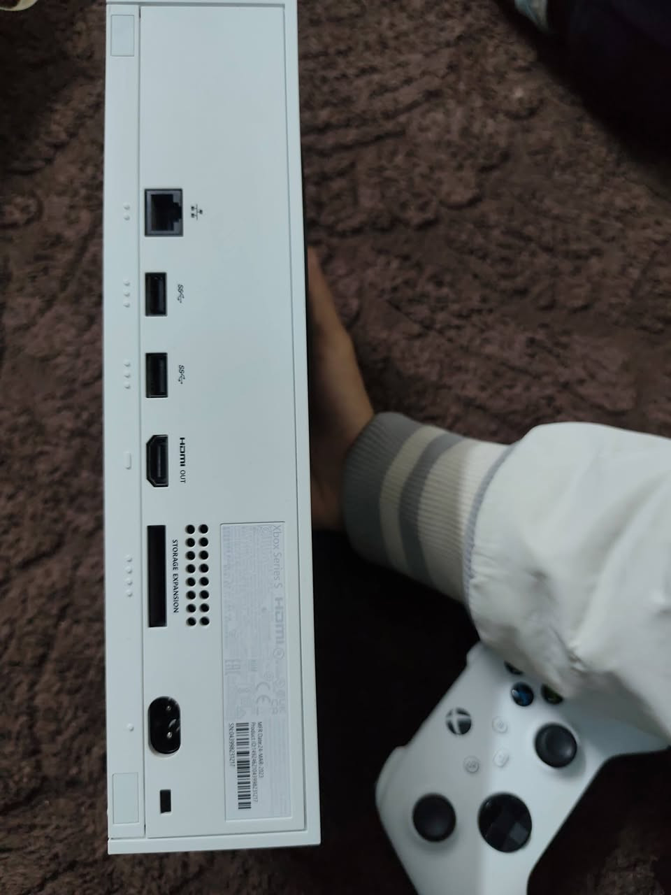 🔴 للبيع: Xbox Series S 🔴
📌 الحالة: نظيف 100% – نظيف جدًا
📌 الإصدار: 2023
📌 الاستخدام: شخصي وخفيف
📦 الكارتون الأصلي متوفر
🎮 المحتويات:
جهاز Xbox Series S
يد أصلية
يد تجاري
جميع الملحقات كاملة
كارتون الجهاز الأصلي
🛠 ملاحظات مهمة:
الجهاز غير مفتوح
لم يدخل صيانة نهائيًا
اليدات الاثنين غير مفتوحات ولم يدخلن صيانة
الجهاز بحالة ممتازة جدًا
🎟 يوجد اشتراك فعال
⏳ ينتهي يوم 21 / 1
💰 السعر: 380
📉 قابل للتفاوض البسيط
📲 للتواصل واتساب:
***********
