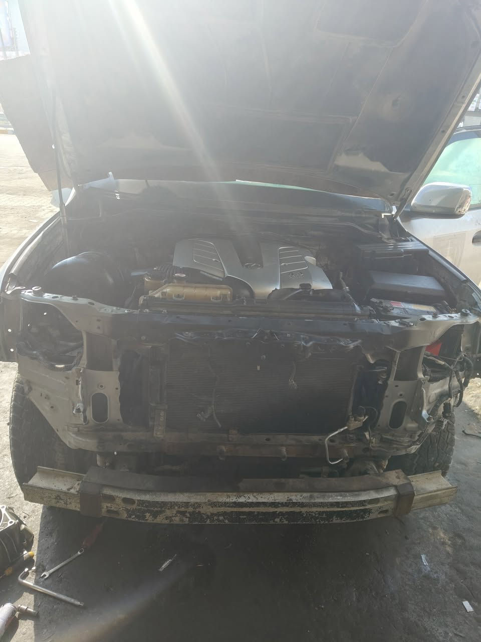 تحوير لاندكروز 2010درع الي مكينه كير لكزز  ***********
