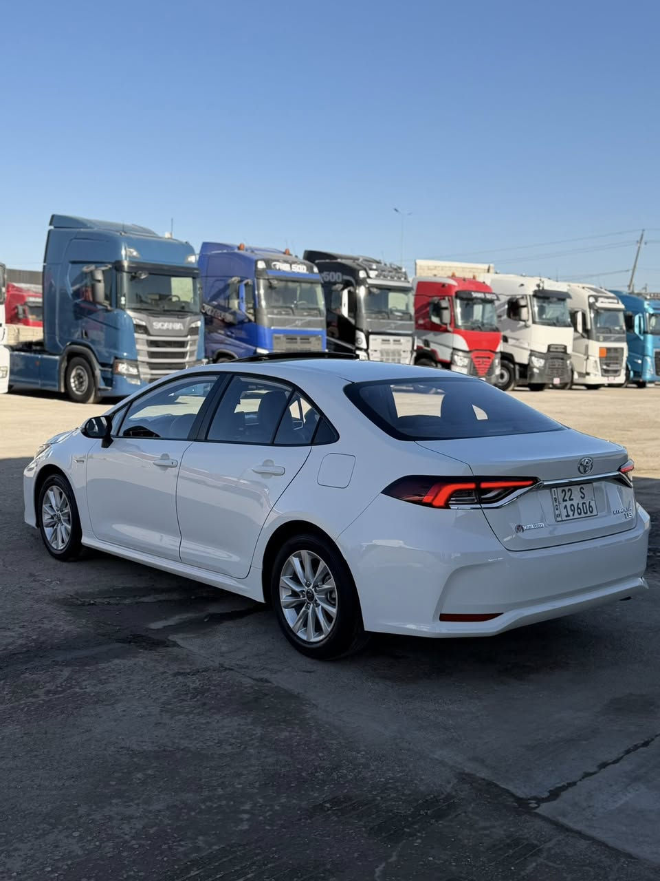 كورلا 2025 صيني شكل خليجي
 شكل خليجي فول 
مواصفات 
سلايت بصمة 
كفاله
كشنات جلد رادار خط شارع يدات 
بصمة بريك بصمة اوتو هولد كاميره شاش استيرن فوليوم السيارا فول فول 
سنوية هز 
رقم  كلها جديد 2030
السيارا بدون اي نقص اربع طايرات جديد
 مكفول كفال عام من كل شي
السعر 165$ 
مكانه كركوك
***********
