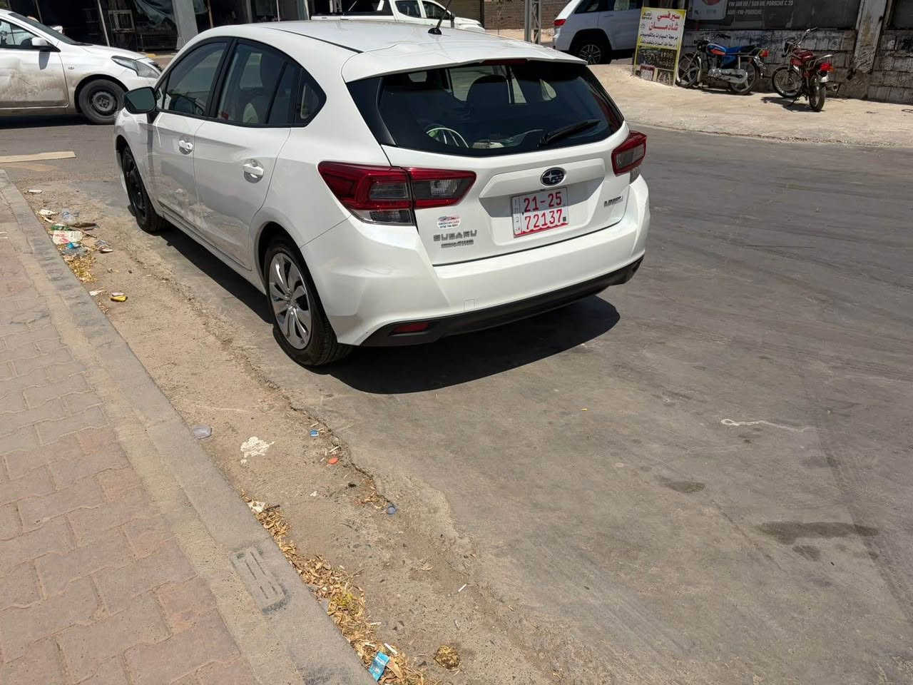 سوبارو موديل ٢٠٢٣ موصفاتimpreza
ماشي ٢٤ الف حدث بس بونيت صبغ بدون دواخل ارباك تاك راجع سيستم 
سعر ١٠٥$ بيه مجال 
*********** كركوك, العراق
