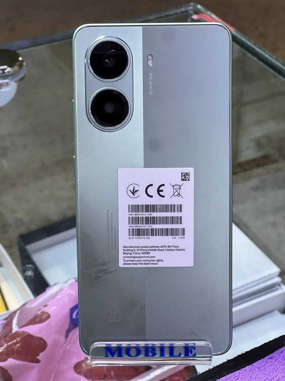 بوكو اكس ٧برو
ذاكره ٥١٢
رام ١٢
بوبجي ١٢٠
جهاز اخو الجديد 
شخط مابي 
السعر ٣١٥
***********
