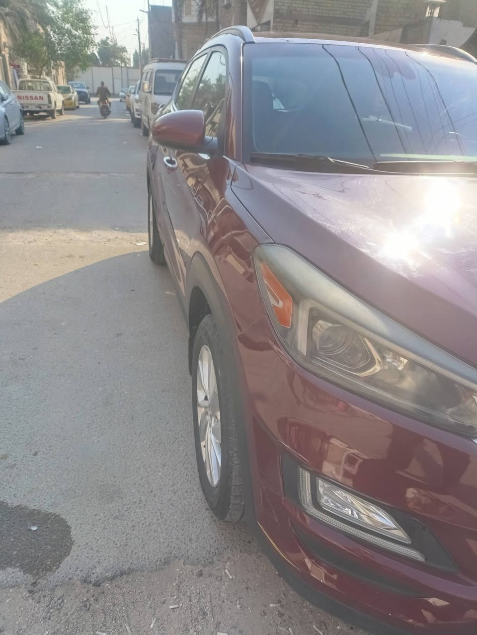 توسان ٢٠١٩ امريكي
شاشه 
تحديد مسار
تحكم 
بصمه 
قياده سبورت 
اشاير بلمري 
هند بريك دكمه 
تاير جديد 
صدر جديد 
سياره حلوه 
رقم بغداد 
بكان سياره بغداد 
سعر ١٤٣ $  بيه مجال

***********
سونار موجود
