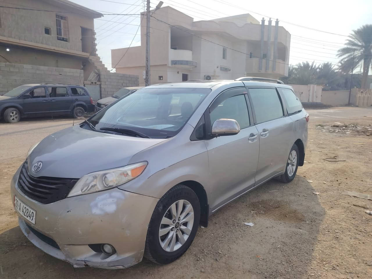 للبيع تويوتا سينا 2016 فول مواصفات رقم اربيل الجديد تكسي الضرر جاملغ خلفي اليسار وصندوق السعر 135 وبيهه مجال للاتصال ***********
