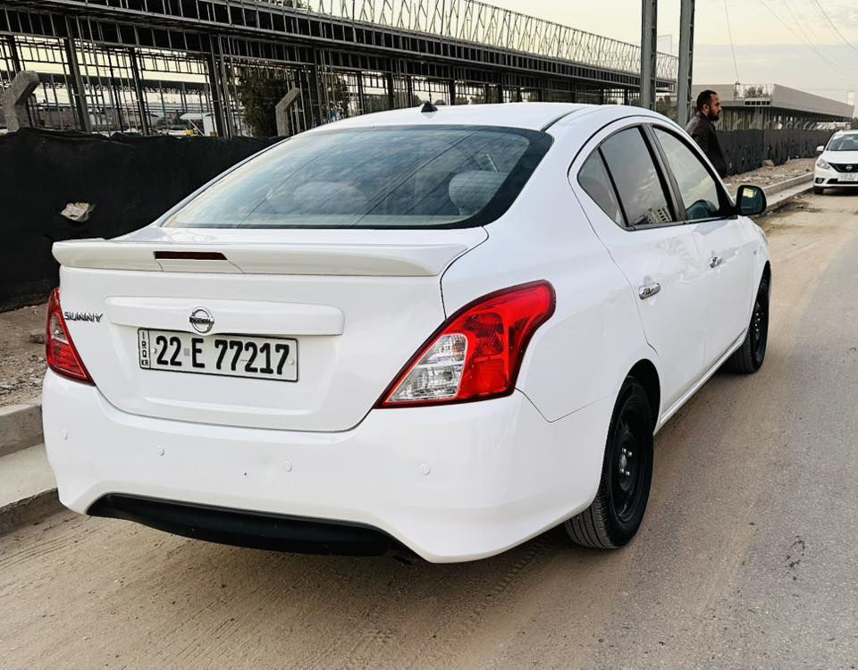 نيسان صني هندي 
موديل 2022 
رقم اربيل الجديد الانكليزي وكاله عامه بالسمي  
كفاله عامه عدا بارد خفيف بالجاملغ الامامي وبالجاملغ الخلفي  
حجم المحرك 1500
سبايدر 
حساس خلفي 
رون  
يدات نيكل

السعر 113 وبي مجال بسيط

مكان السيارة ( النجف الاشرف )

استفسار خاص او الاتصال 
***********
