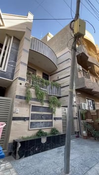 الاعظميه الاخطل فرع مقابيل ماركت الفنجان نهاية الفرع دار للبيع المساحه...