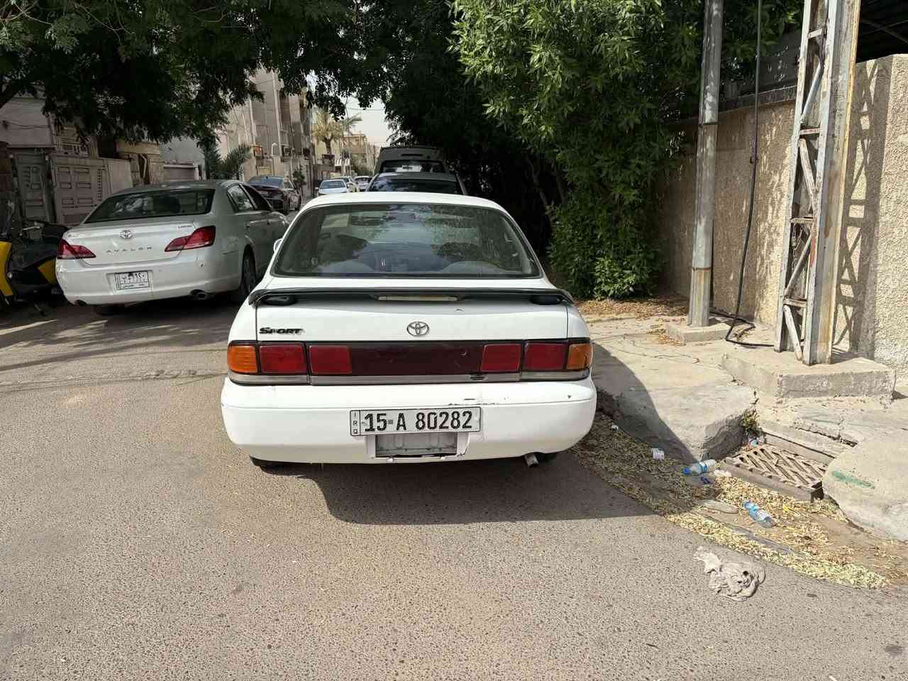 كورلا ٩٥ محرك ١٦٠٠ محور تبريد كهربائيات كلها شغاله 
بغداد التاجي السعر ٤٥ وبيها مجال سياره بسمي ***********
