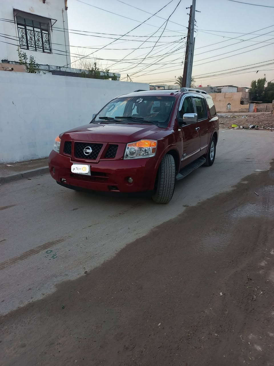 سلام عليكم…
نيسان ارماده 2008 رقم بغداد الماني مشروع وطني مكينهV8 بدون حادث صبغ حزام للجماليه منضومة غاز وبانزين السياره فول مواصفات  Le
بصمه
فتحه
تحكمات
تبريد4قطع 
جلد+كشنات كهربائ
كامره حساسات
جنطه كهربأ
مري كهرباء
دوسه سكليتر كهرباء متحركه
السعر(90)مكاني بابل الحصوه
الشراي يتصل(***********)
