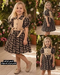 فستان بناتي • تركي راقي • مقاسات ٤-٨