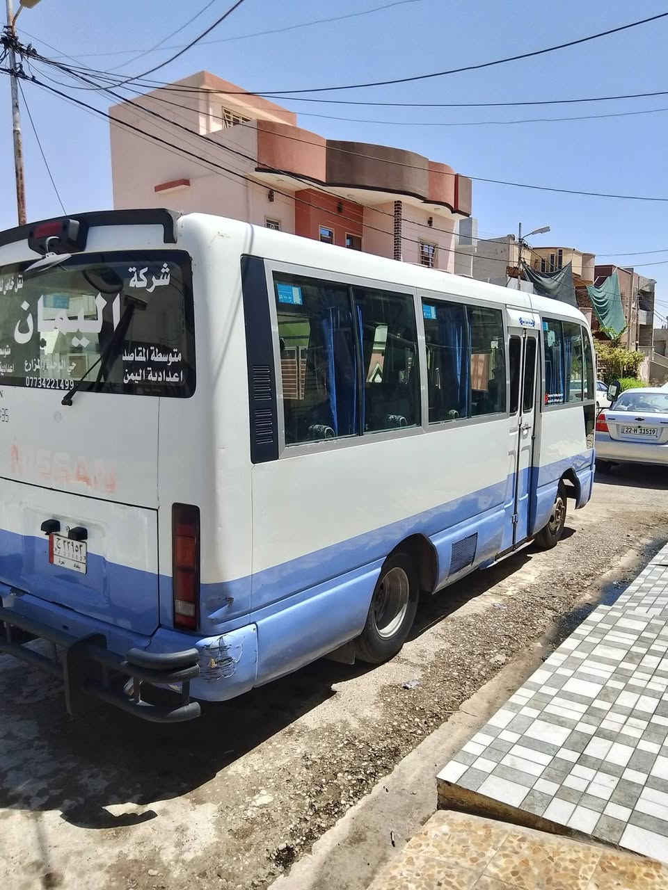 كوستر نيسان  2002 محرك وكير واكسن اصلي وشرط
بانزين ومنظومة غاز 100لتر رقم بغداد الماني 
المكان موصل الايسر للاستفسار على الرقم التالي
***********
