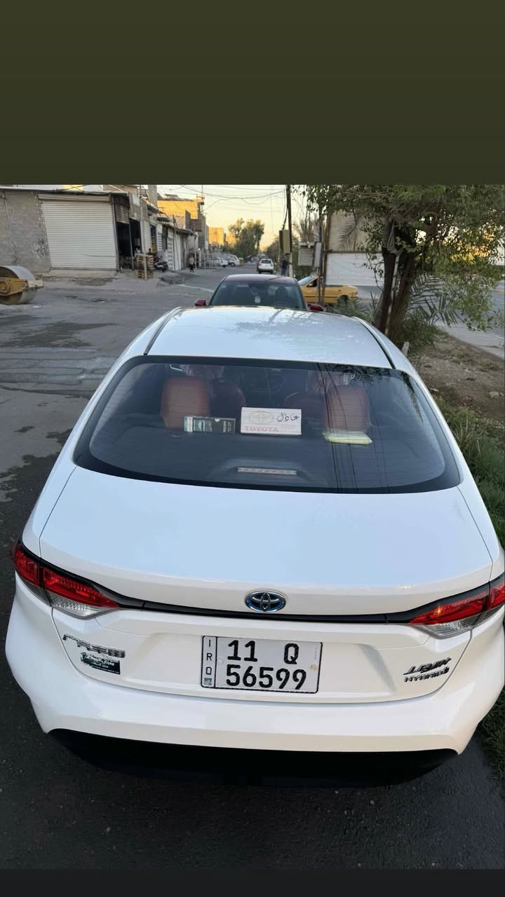 تويوتا كورلا 2024 شكل الامريكي 

مكفوله 

السعر 22،250 مليون

ماشيه 22 الف

محرك 1800 هايبرد 

تبريد قطعتين 

بصمه + بصمه ابواب 

فتحه 

كشنات جلد احمر

رادار + تحديد مسار + قيادة ذاتية

هاند بريك كهربائي + لايت زينون

العنوان بغداد جكوك 📍

***********
