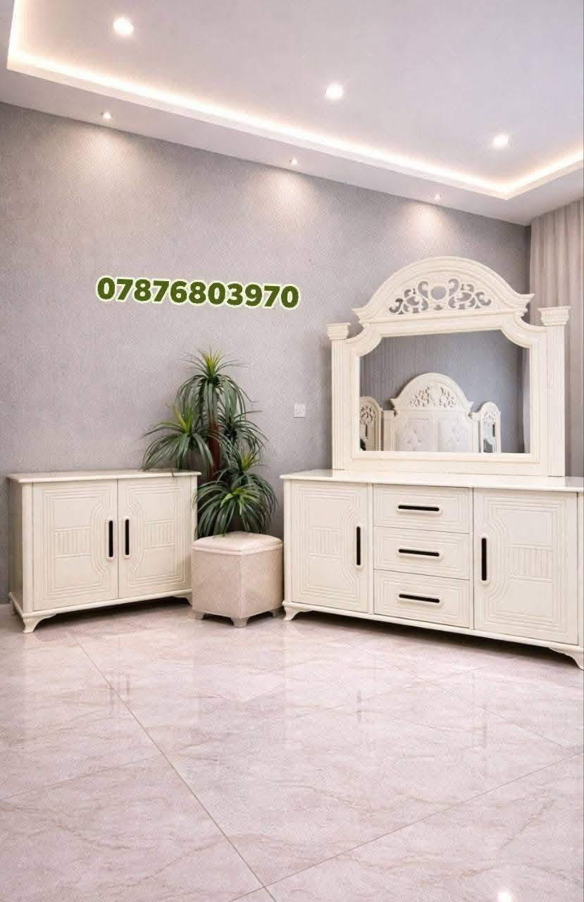 🔸 نجاره عراقيه صاج
🔸 شغل معملنا الخاص – دقه وجوده عاليه
🔸 شغل ثقيل درجـه أولى 💪
🔸 صبغ من أجود الأنواع ولمعه فخمه
📏 قياس الكنتور:
العرض 3.20 متر
الارتفاع 2.5 متر
الزاويه نفس ارتفاع وعمق الكنتور
🛏️ الصوميه: 6 أرجل بلايود أسود
🔒 ضمان مدى العمر
💰 السعر: مليونين ألف
