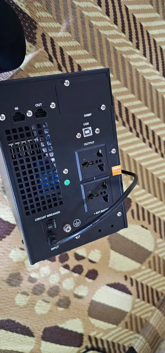 UPS CARBON 1KVA Online
استعمال قليل اونلاين سعر 200 مكاني حله/***********
