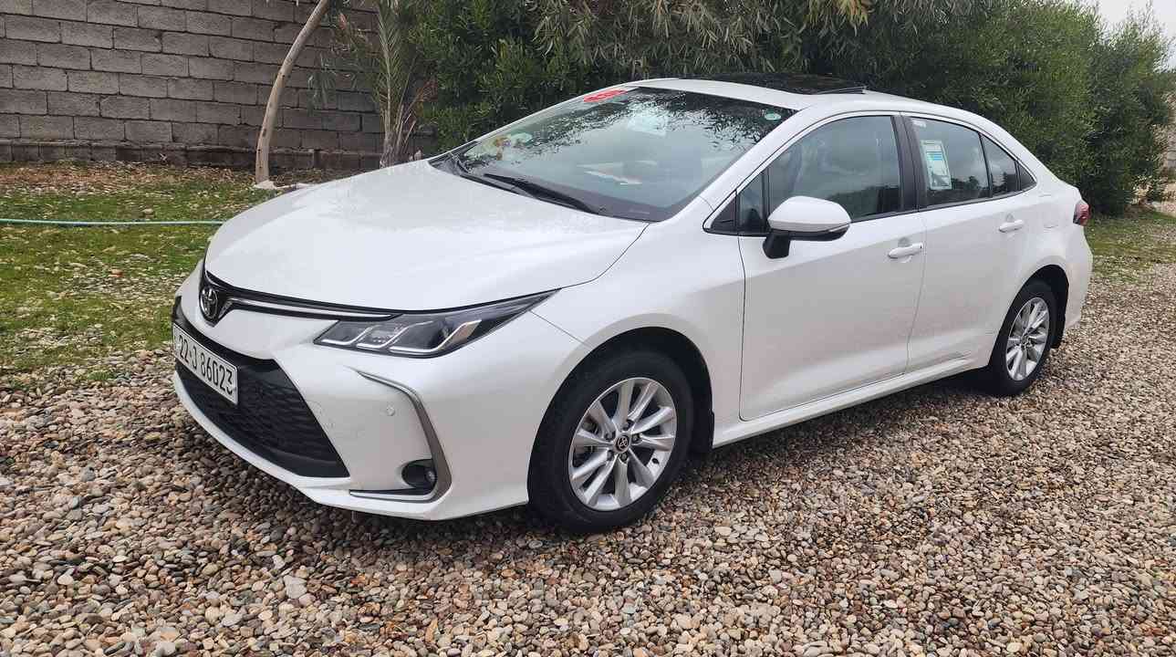 كورلا 2023 خليجي
ساز فول واحد على واحد كلين 
ماشيه 61 k/m 
تبريد قطعتين خلفي امامي 
بصمة تشغيل بصمات ابواب
فتحة سقف 
نظام ترحيب اشاير بالمرايات 
رونات دجتل . سياره وضع الشركه 
السعر 183 $ .. بيع نقد فقط ..
مكان السياره الحويجه_الحلوات
***********
بدون مراوس ولا قسط
