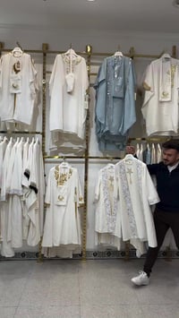 قفطان بناتي • قطعتين • مقاسات ٦-١٧ سنة