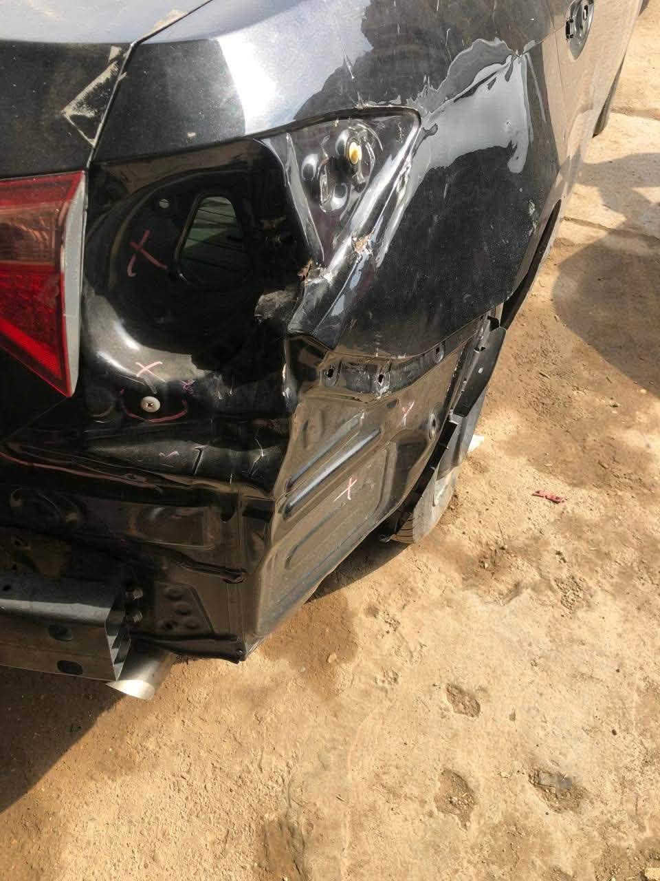 سلام عليكم من رخصت الاادمن 
كورلا موديل 19حادثه مثل ما موضح ب الصور فقط جاملغ خلفي السعر 150$  وبيها مجال ***********
