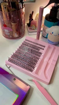 رموش اسبوعيه • ١٢٠ قطعة • تركيب بالبيت